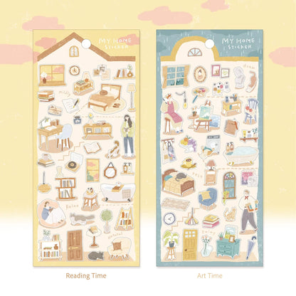(NEW) My home sticker - Art time | Sticker Sheet