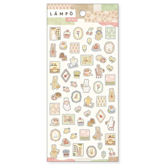 (NEW) LAMPO mini rabbit and dusk | Sticker Sheet