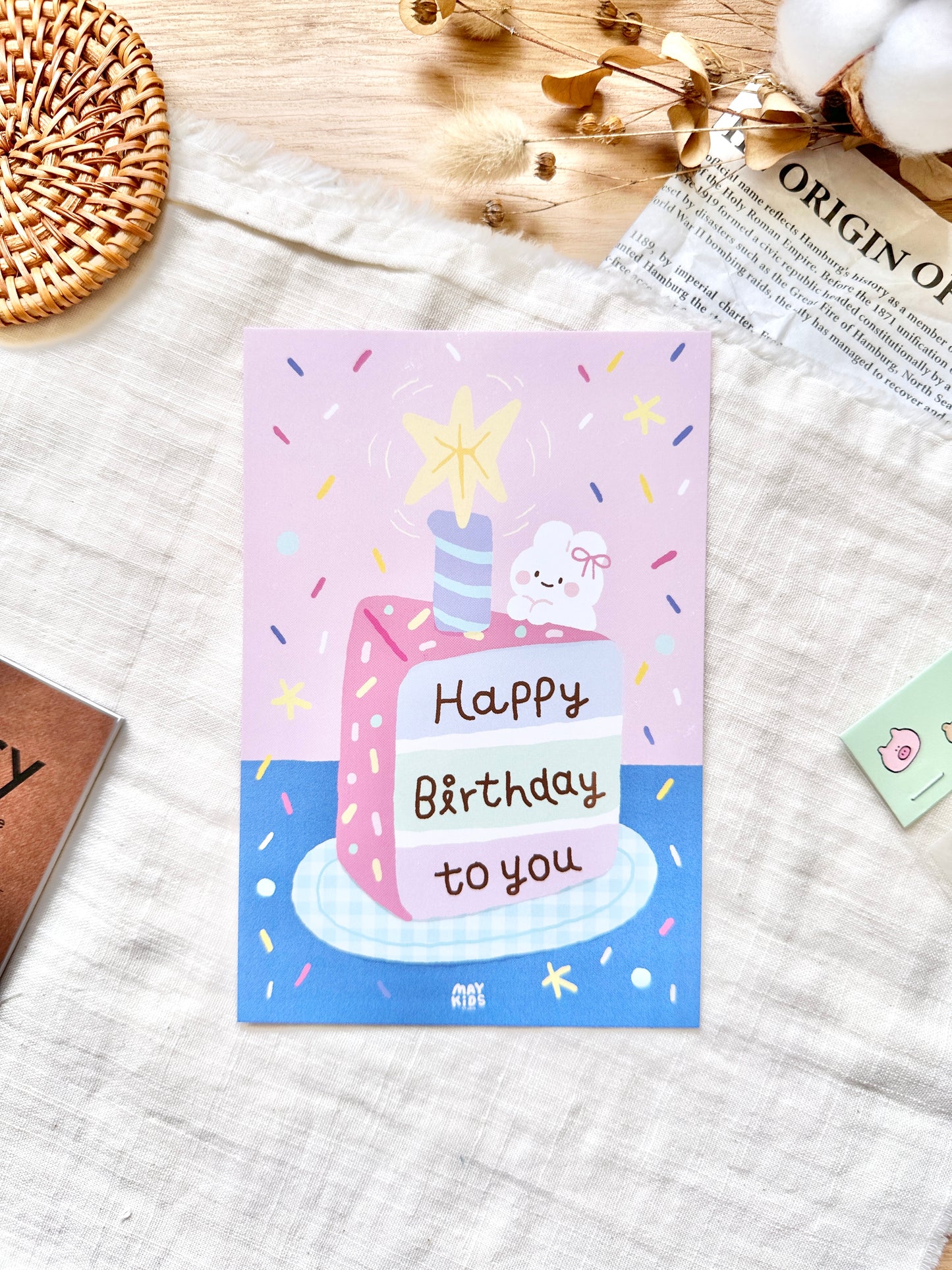 (NEW) Maykids Birthday Cake | Postcard