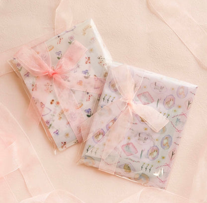 (NEW) Kin.Iro.Hitode Lavender Tea Room | A4 Vellum Paper