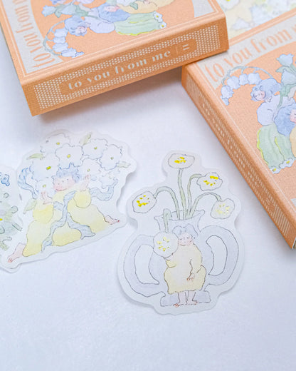 (NEW) Dodolulu - To You From Me | Matchbox Flake Stickers