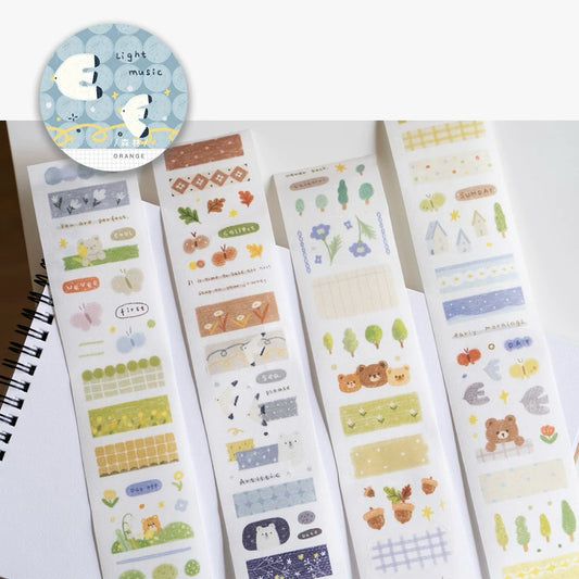 Forest | Kiss Cut PET Tape Stickers