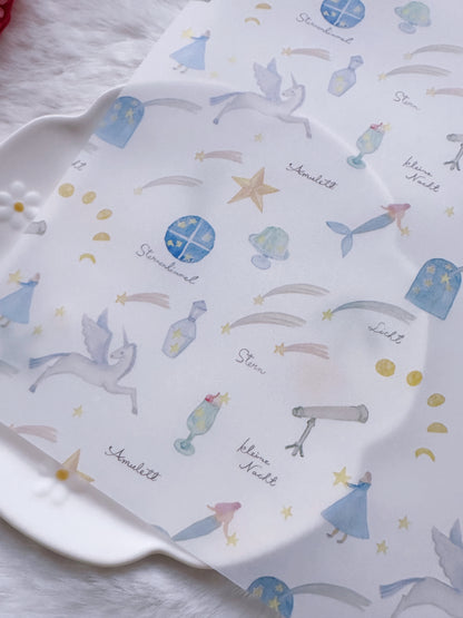 (NEW) Kin.Iro.Hitode Stardust Dreams | A4 Vellum Paper