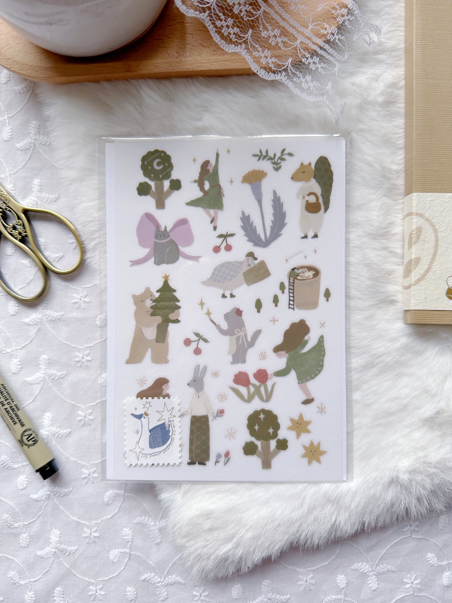 Ivy Snow - Dancing In The Forest | Transfer Sticker