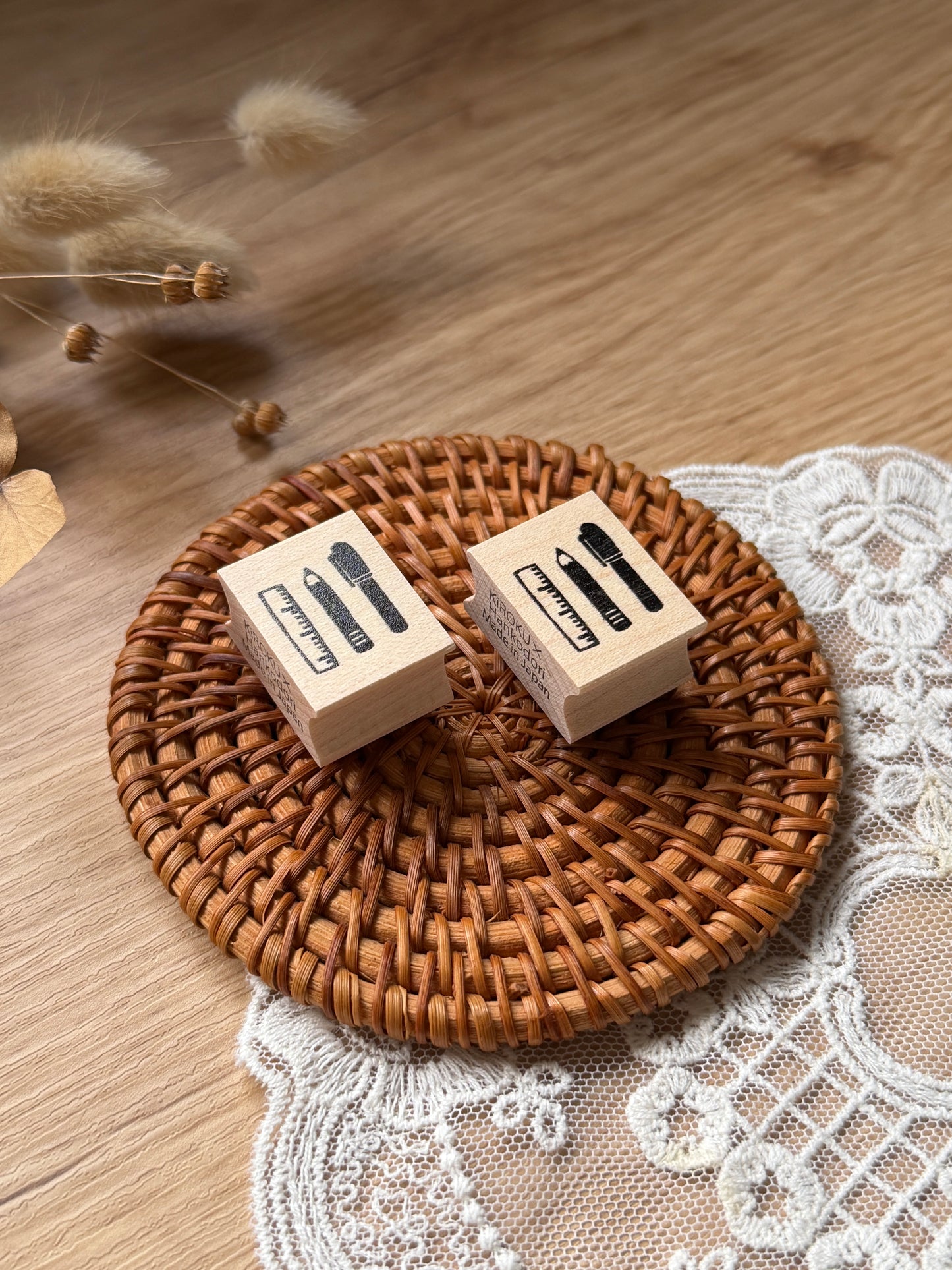 (NEW) Hankodori - Everyday Carry | Wooden Rubber Stamp