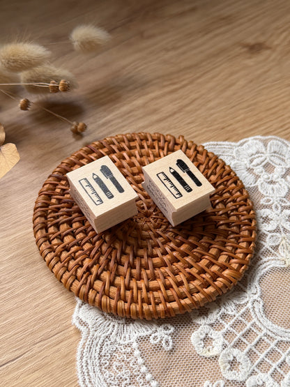 (NEW) Hankodori - Everyday Carry | Wooden Rubber Stamp