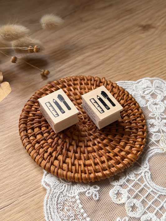 (NEW) Hankodori - Everyday Carry | Wooden Rubber Stamp