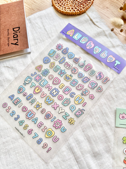 (NEW) Maykids Alphabets 1 | Sticker Sheet