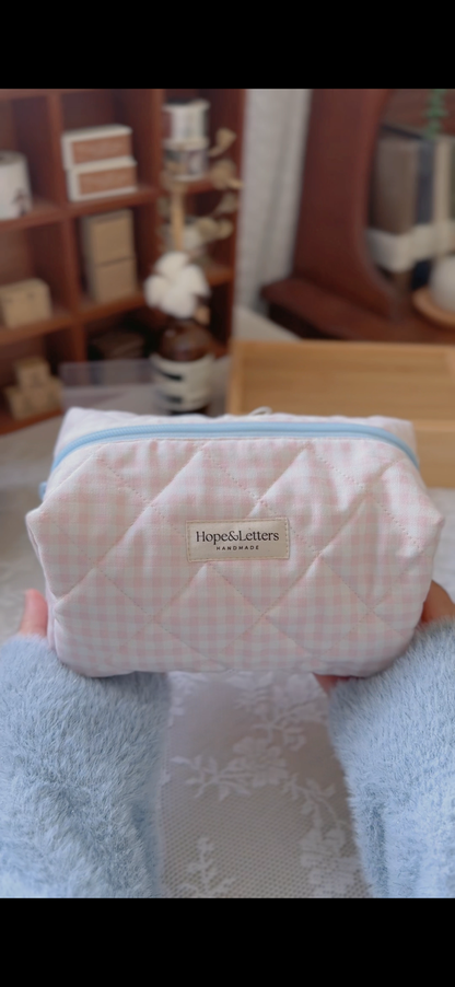 Hopeless Romantic - Blush & Bloom Make up bag