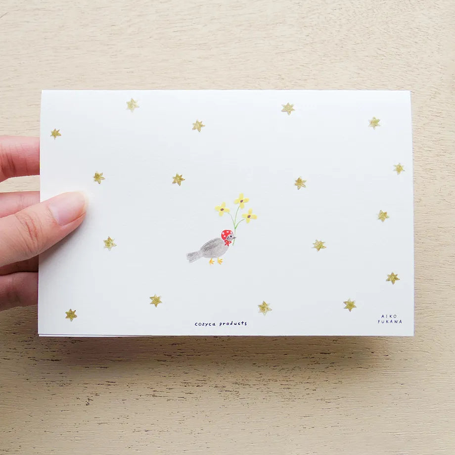 (NEW) Cozyca - Aiko Fukawa Special Day | Gold Foil Birthday Card