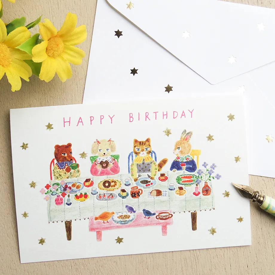 (NEW) Cozyca - Aiko Fukawa Special Day | Gold Foil Birthday Card