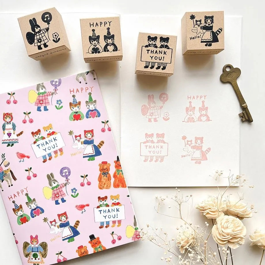 (NEW) Cozyca - Aiko Fukawa Hello | Rubber Stamp
