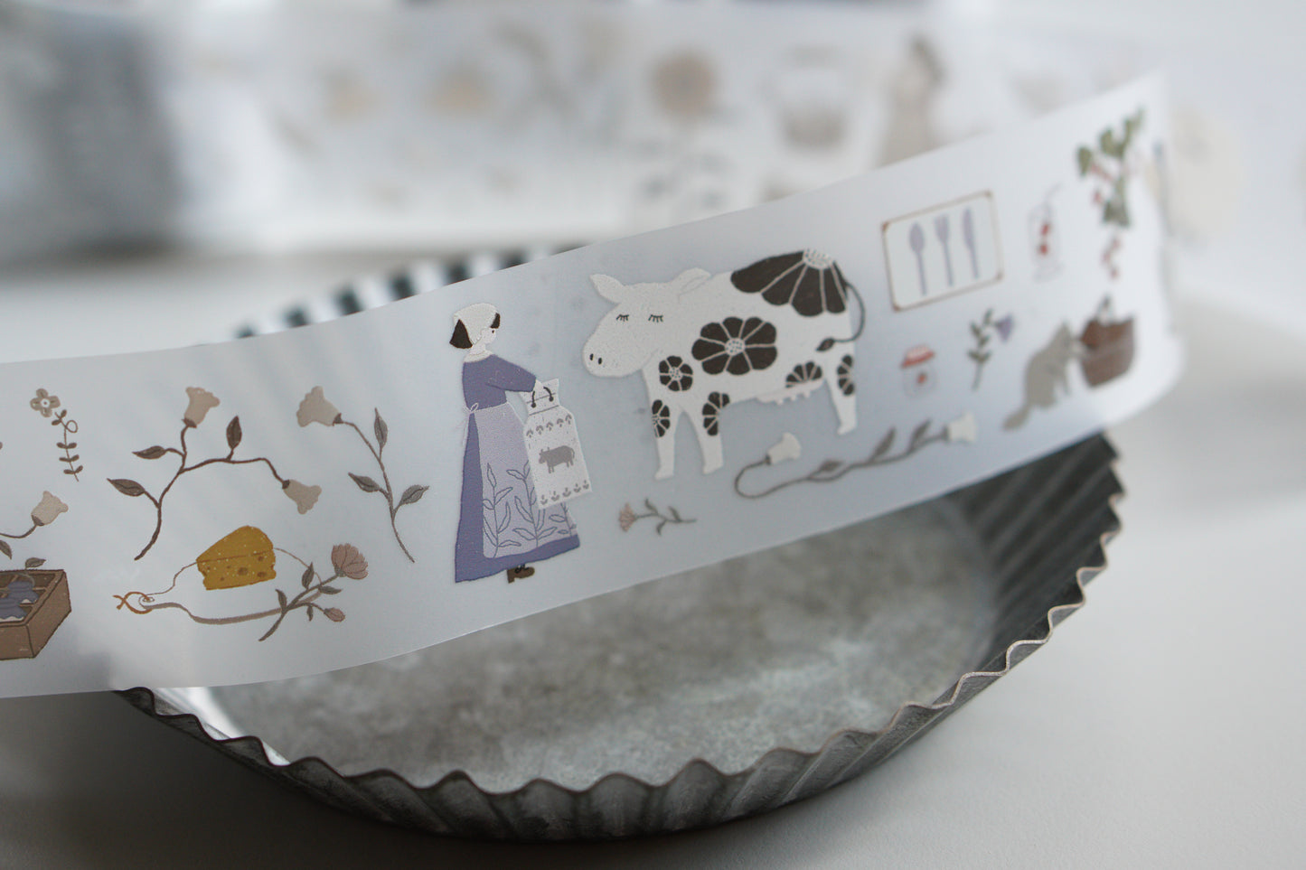 Ivy Snow - At The Farm | PET Tape Stickers