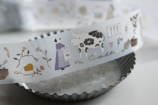 Ivy Snow - At The Farm | PET Tape Stickers