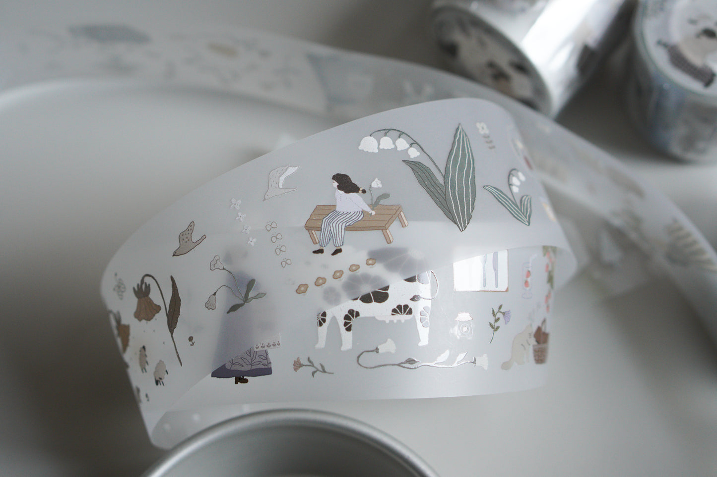 Ivy Snow - At The Farm | PET Tape Stickers