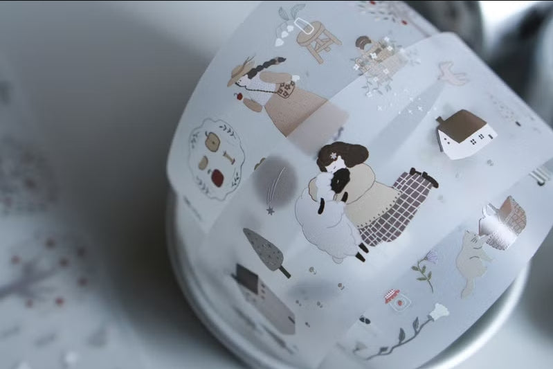 Ivy Snow - At The Farm | PET Tape Stickers