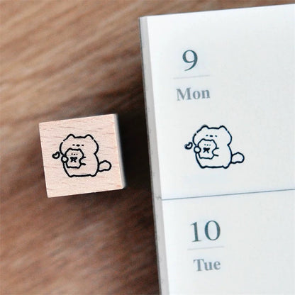Mini Cat Series | Mini Wooden Rubber Stamp (10 designs)