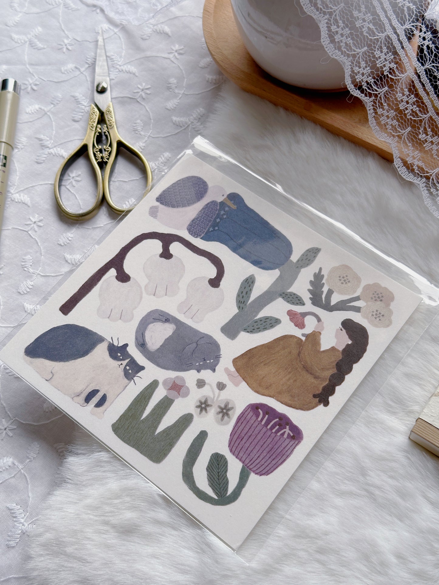 Ivy Snow - My Garden | Postcard