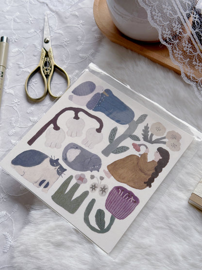 Ivy Snow - My Garden | Postcard