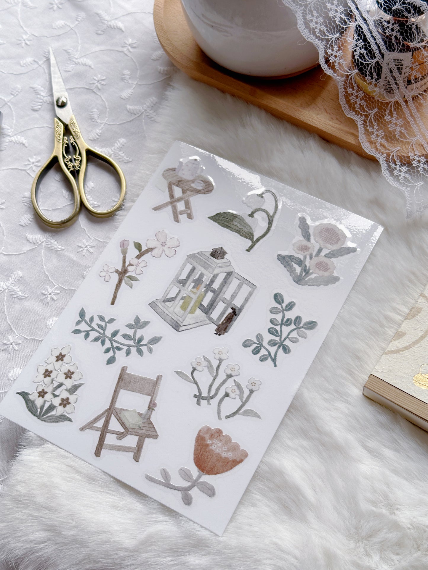 Ivy Snow - The Afternoon's Garden | Transfer Stickers (set of 2)