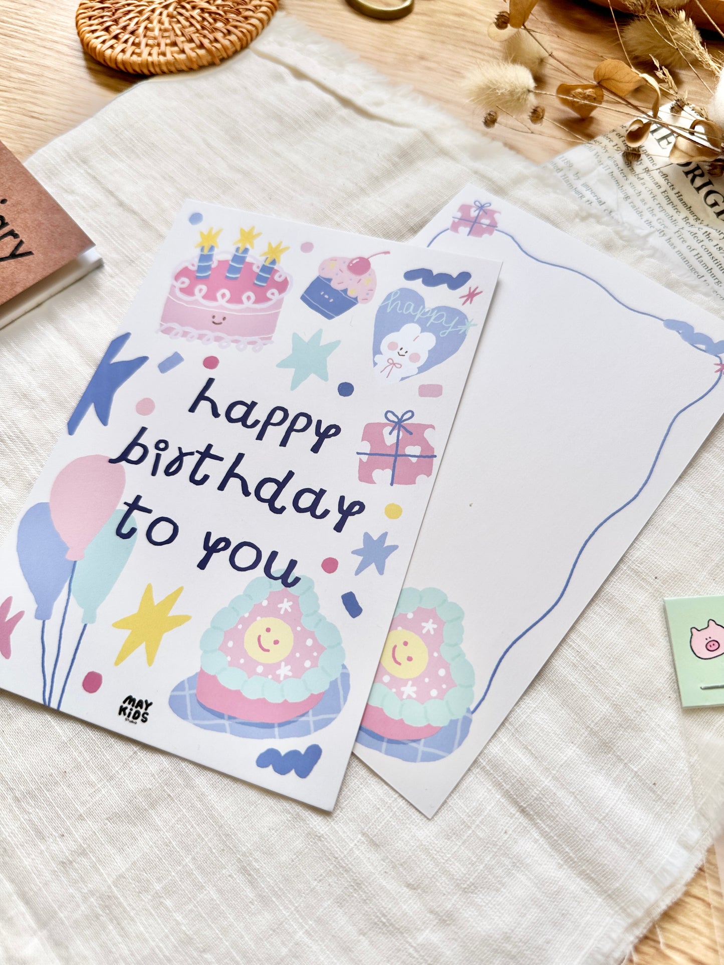 (NEW) Maykids Birthday Party | Postcard
