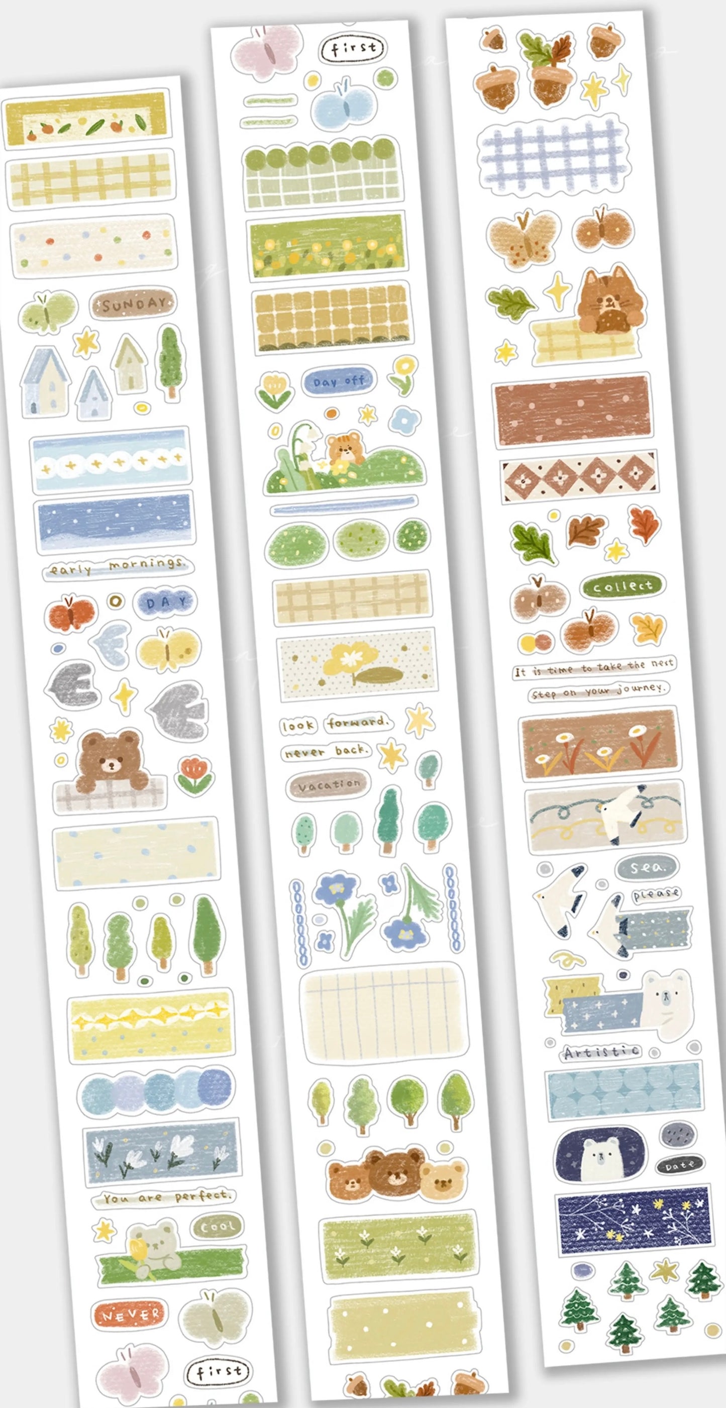 Forest | Kiss Cut PET Tape Stickers