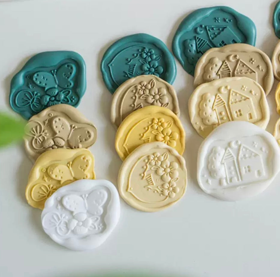 Bird and flowers | Wax Seal Stamp