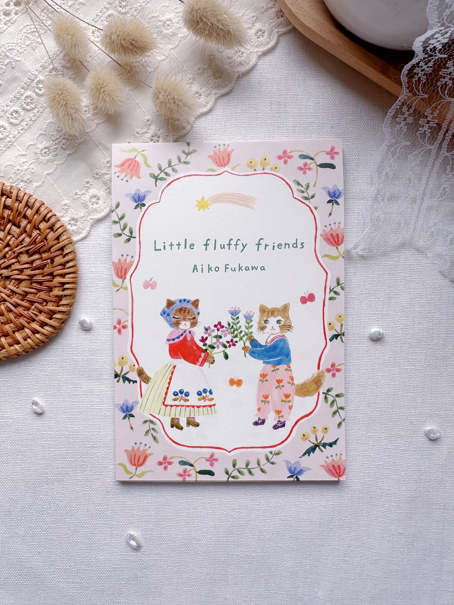 (RESTOCKED) Aiko Fukawa Little Fluffy Friends | Postcard Set