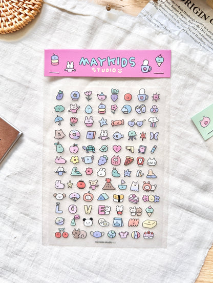 (NEW) Maykids Emoji 3 | Sticker Sheet