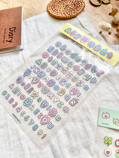 (NEW) Maykids Alphabets 2 | Sticker Sheet