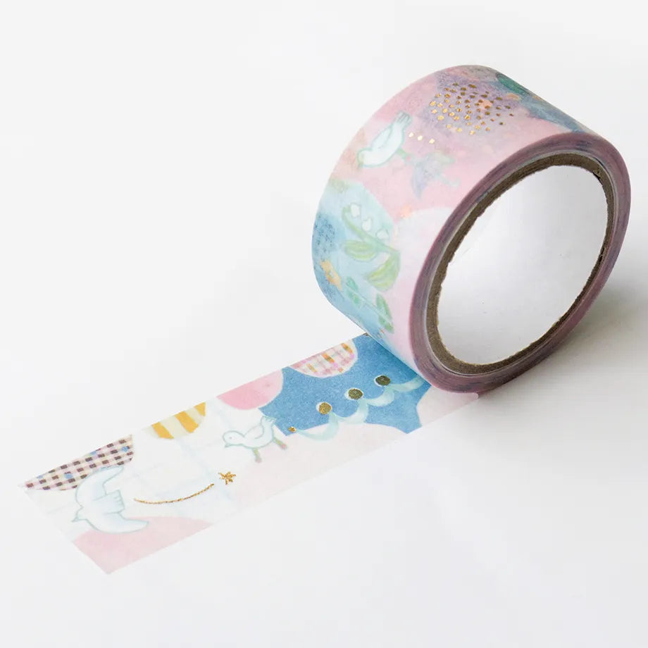 (NEW) Cozyca - Chihiro Sonoda Tori no Otoshimono | Gold Foil Washi Tape