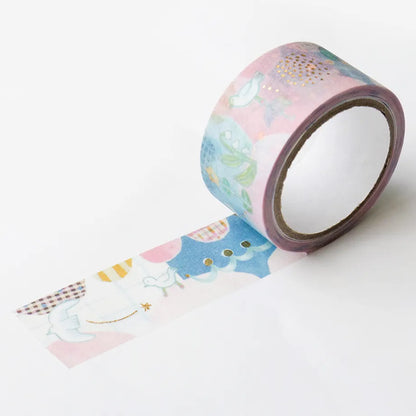 (NEW) Cozyca - Chihiro Sonoda Tori no Otoshimono | Gold Foil Washi Tape