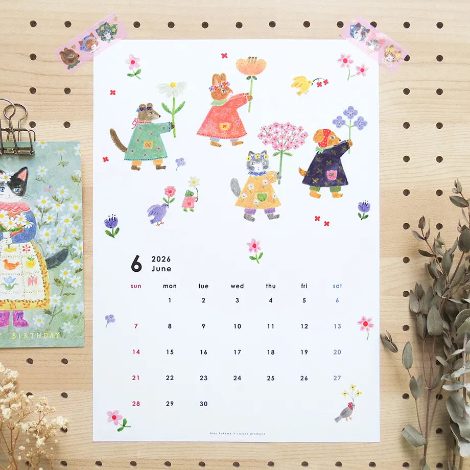 (NEW) Cozyca - Aiko Fukawa 2026 Calendar