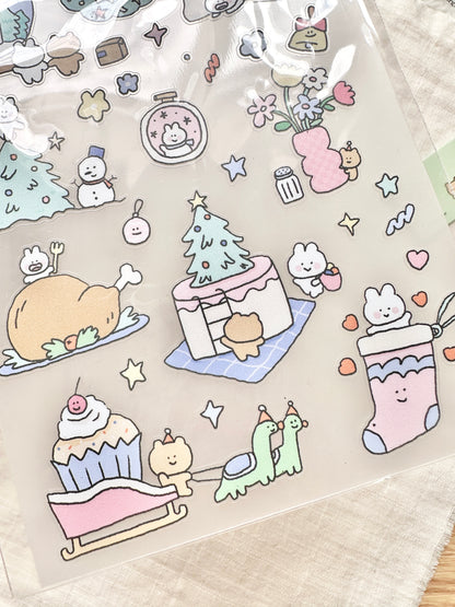 (NEW) Maykids Christmas | Sticker Sheet - 2 designs