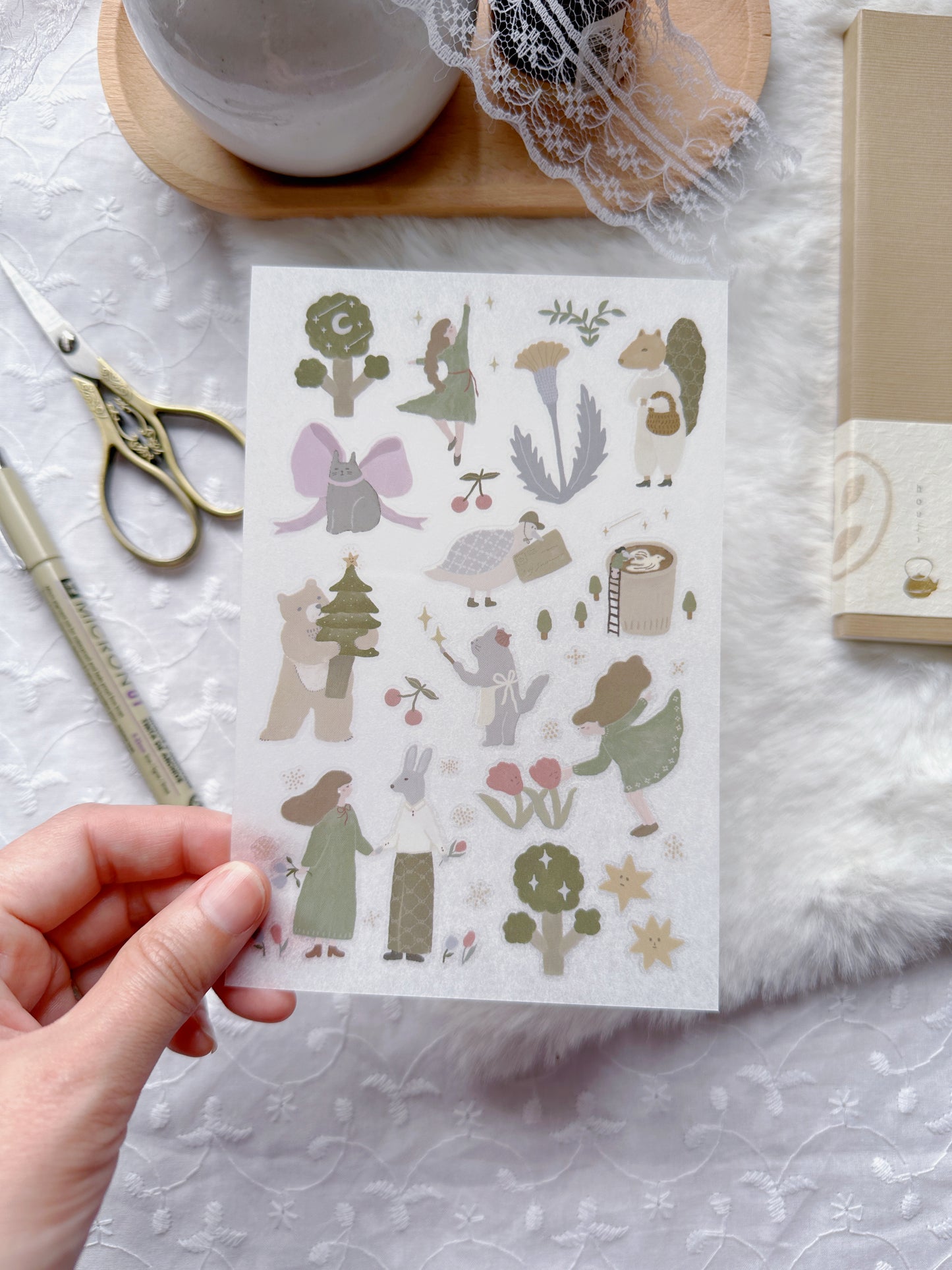 Ivy Snow - Dancing In The Forest | Transfer Sticker