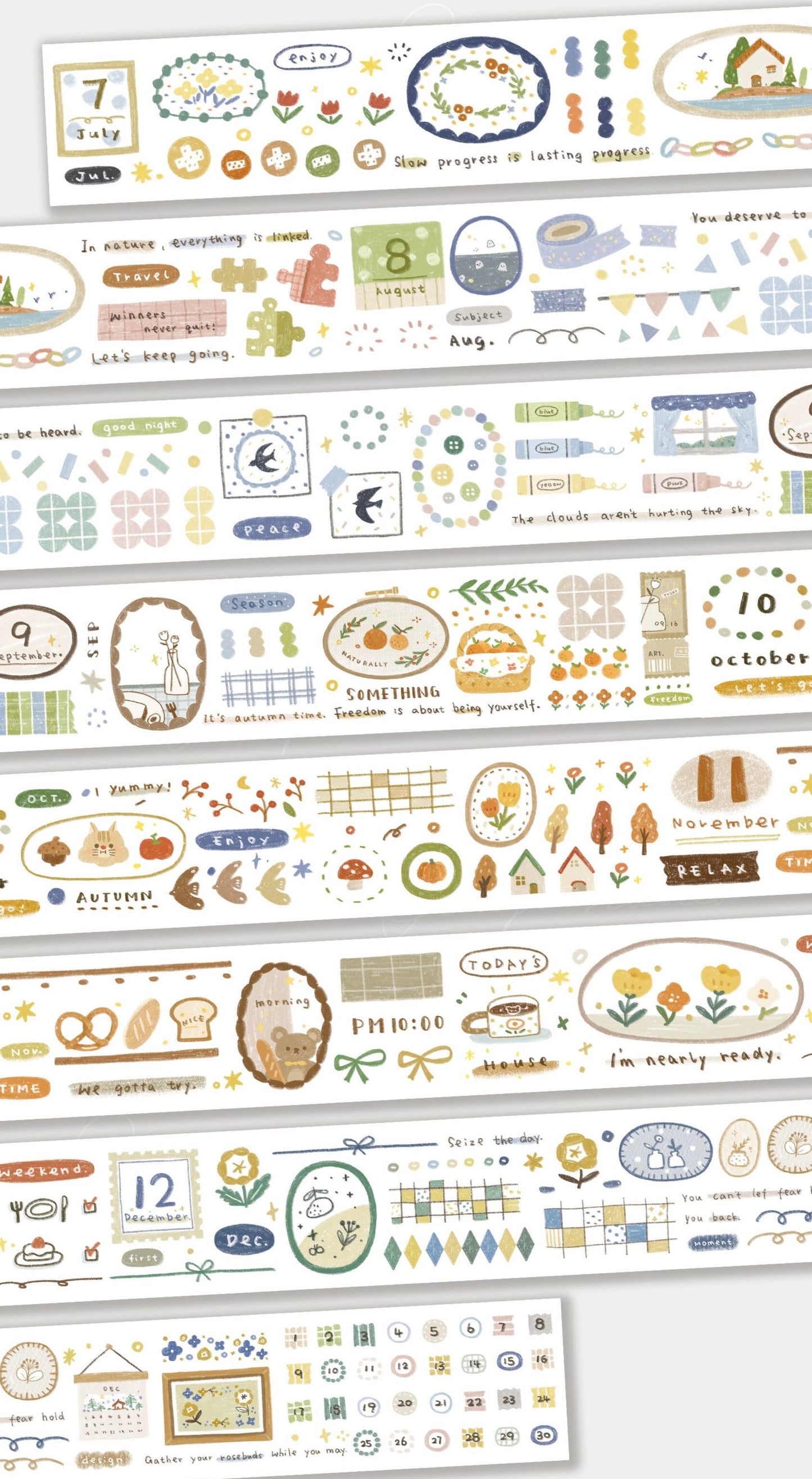 Twilight | Washi Tape Stickers