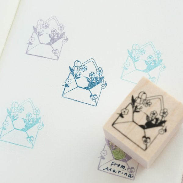 (NEW) Kin.Iro.Hitode A Letter and A Girl | Rubber Stamp