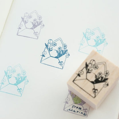 (NEW) Kin.Iro.Hitode A Letter and A Girl | Rubber Stamp