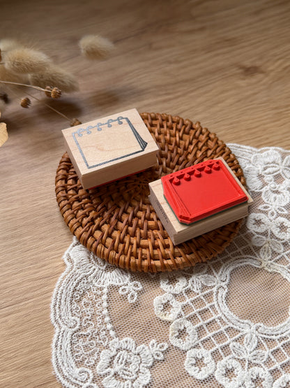 (NEW) Hankodori - Ring note | Wooden Rubber Stamp