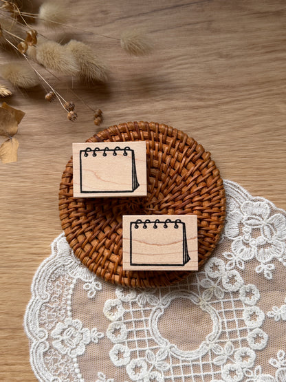 (NEW) Hankodori - Ring note | Wooden Rubber Stamp