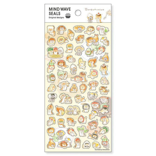 (NEW) OKABURINEKO cat | Sticker Sheet