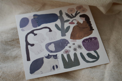 Ivy Snow - My Garden | Postcard
