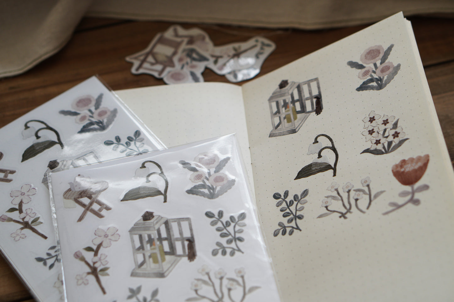 Ivy Snow - The Afternoon's Garden | Transfer Stickers (set of 2)