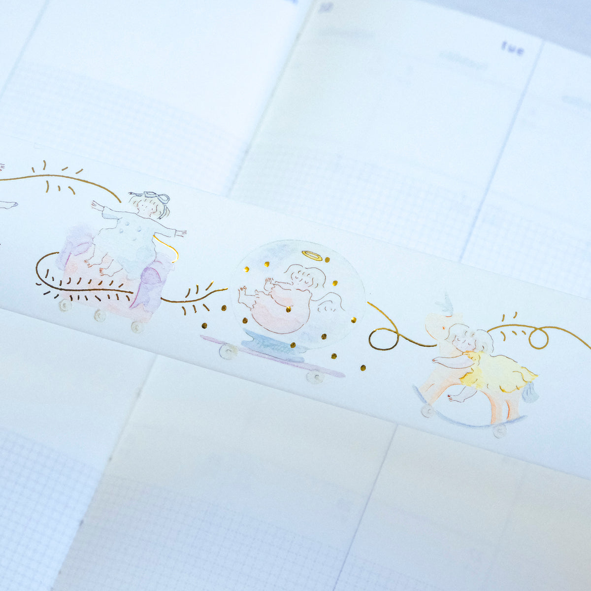(NEW) Dodolulu - Embrace The Joy | Foil Washi Tape