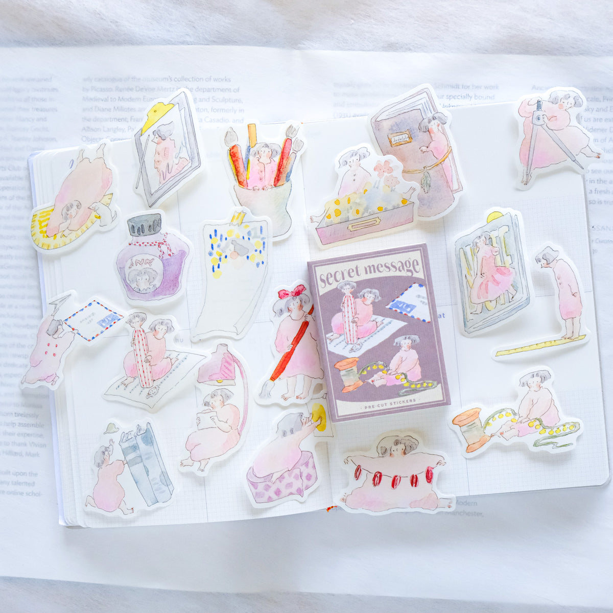 (NEW) Dodolulu - Secret Message | Matchbox Flake Stickers