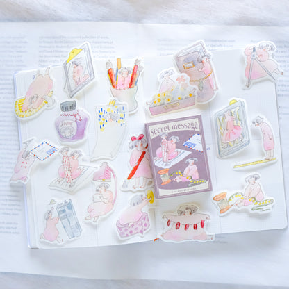 (NEW) Dodolulu - Secret Message | Matchbox Flake Stickers