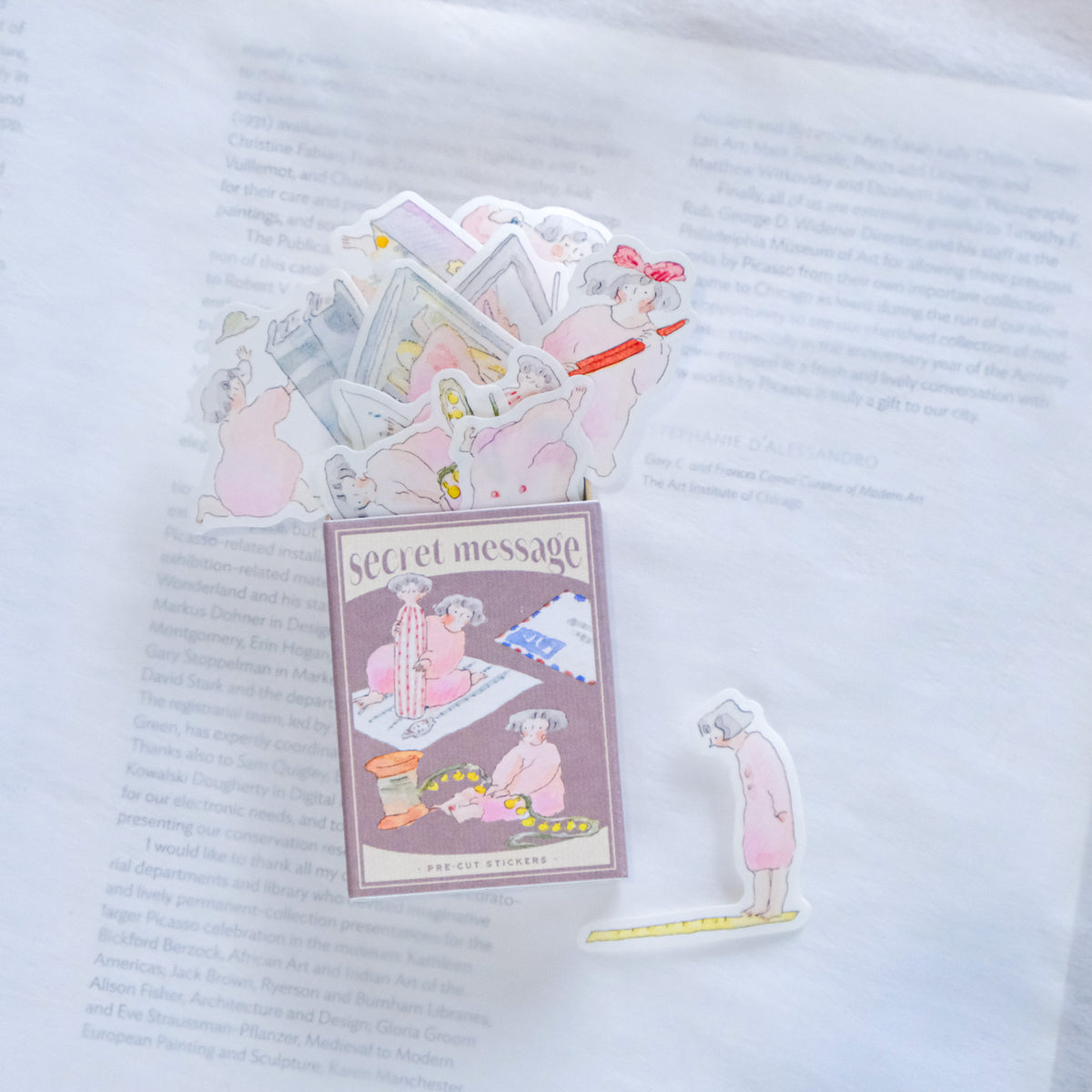 (NEW) Dodolulu - Secret Message | Matchbox Flake Stickers