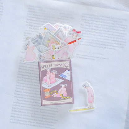 (NEW) Dodolulu - Secret Message | Matchbox Flake Stickers
