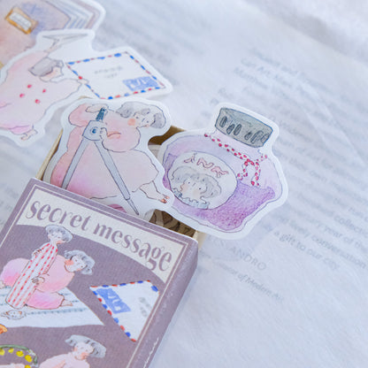 (NEW) Dodolulu - Secret Message | Matchbox Flake Stickers