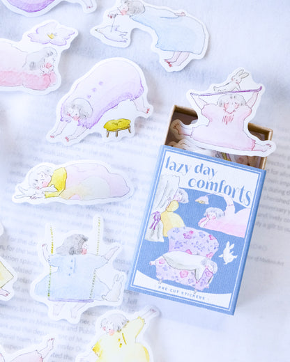 (NEW) Dodolulu - Lazy Day Comforts | Matchbox Flake Stickers